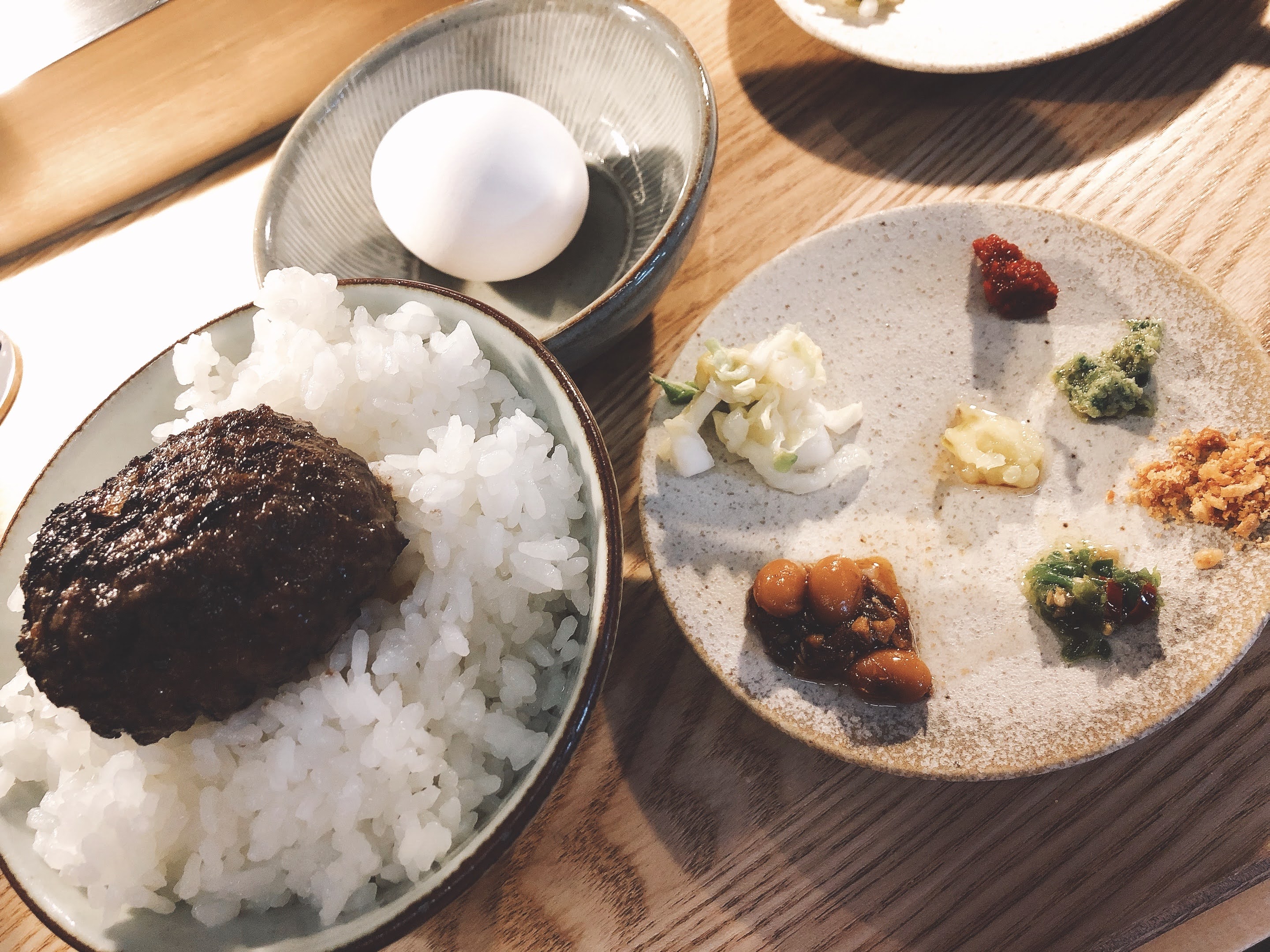 「挽肉と米 定食」1,300円