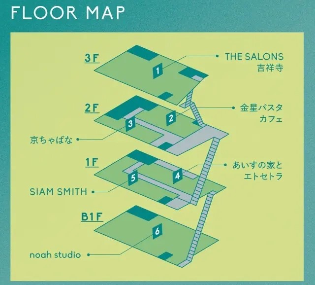 「ヨキヒ吉祥寺」のフロアマップ