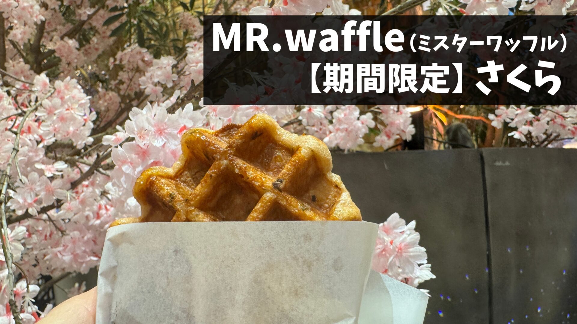 吉祥寺のワッフル専門店「MR.waffle(ミスターワッフル)」にて 吉祥寺のワッフル専門店「MR.waffle(ミスターワッフル)」にて