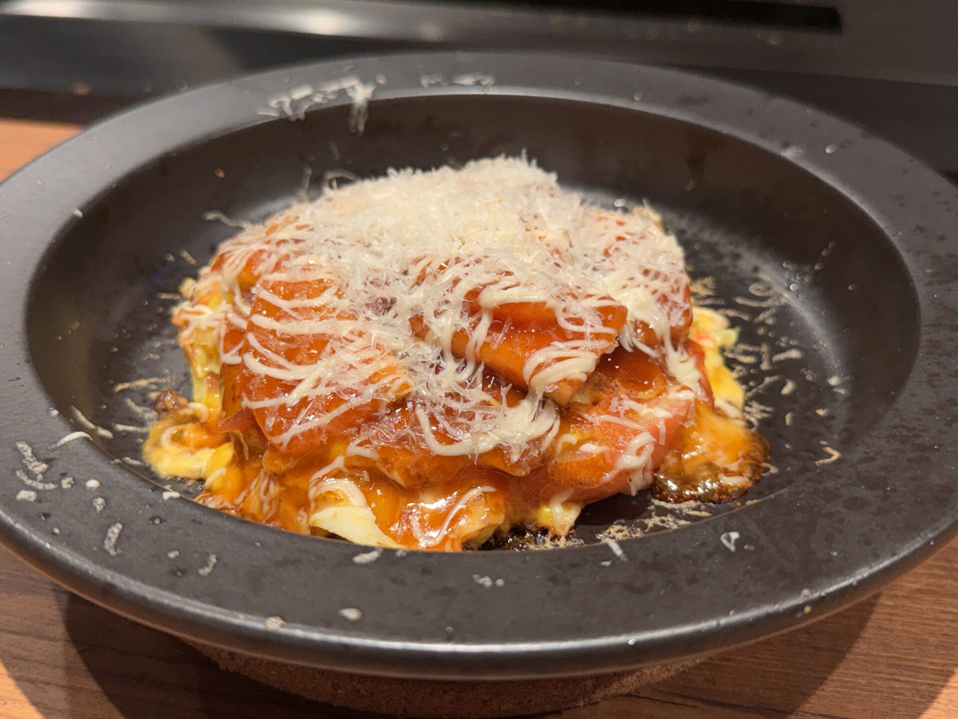 お好み焼き トマトチーズ