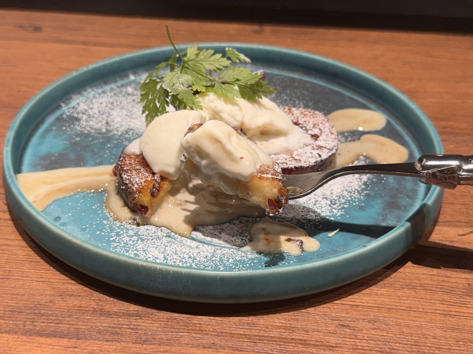 鉄板さつまいもキャラメリゼ