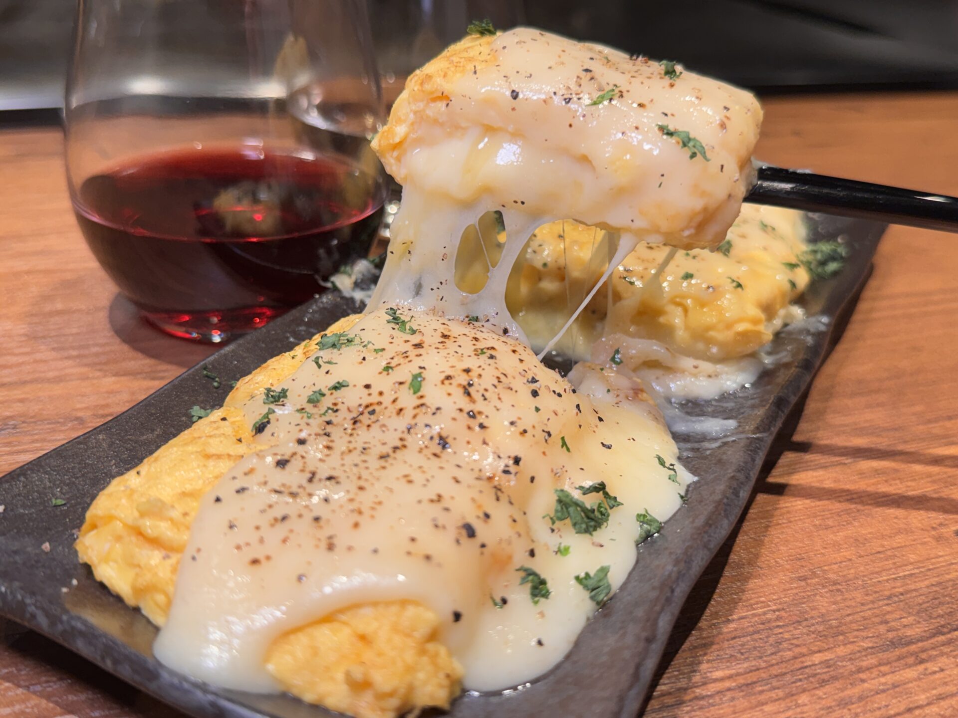 Hikagenだし巻き+チーズトッピング