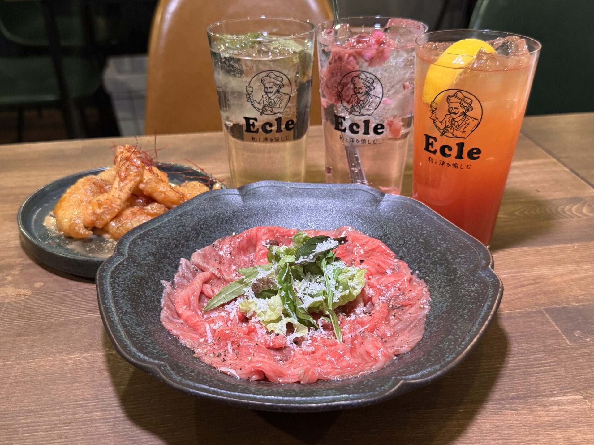 名物 和牛の炙りカルパッチョ