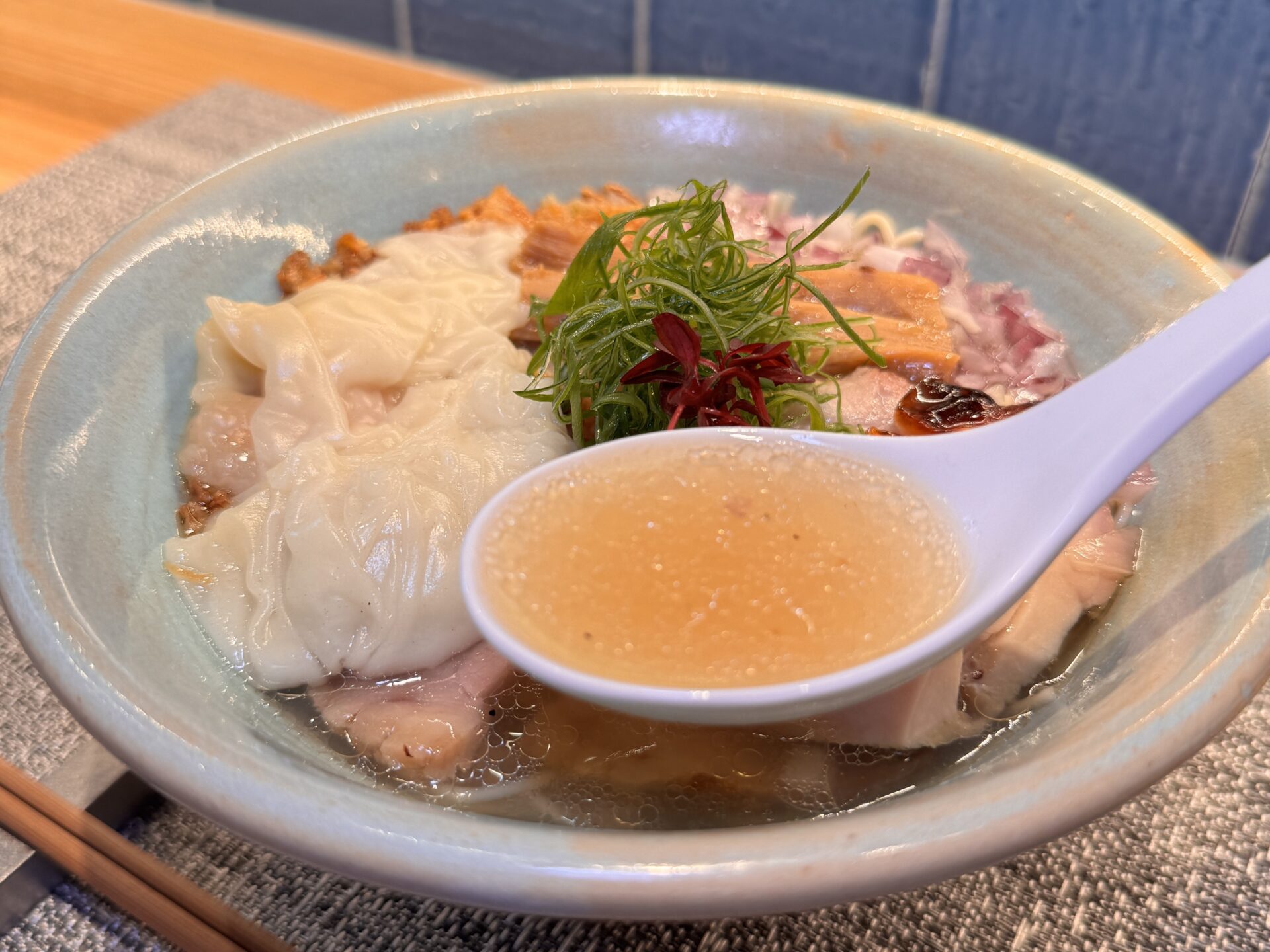 特製塩らぁ麺(税込1,580円)